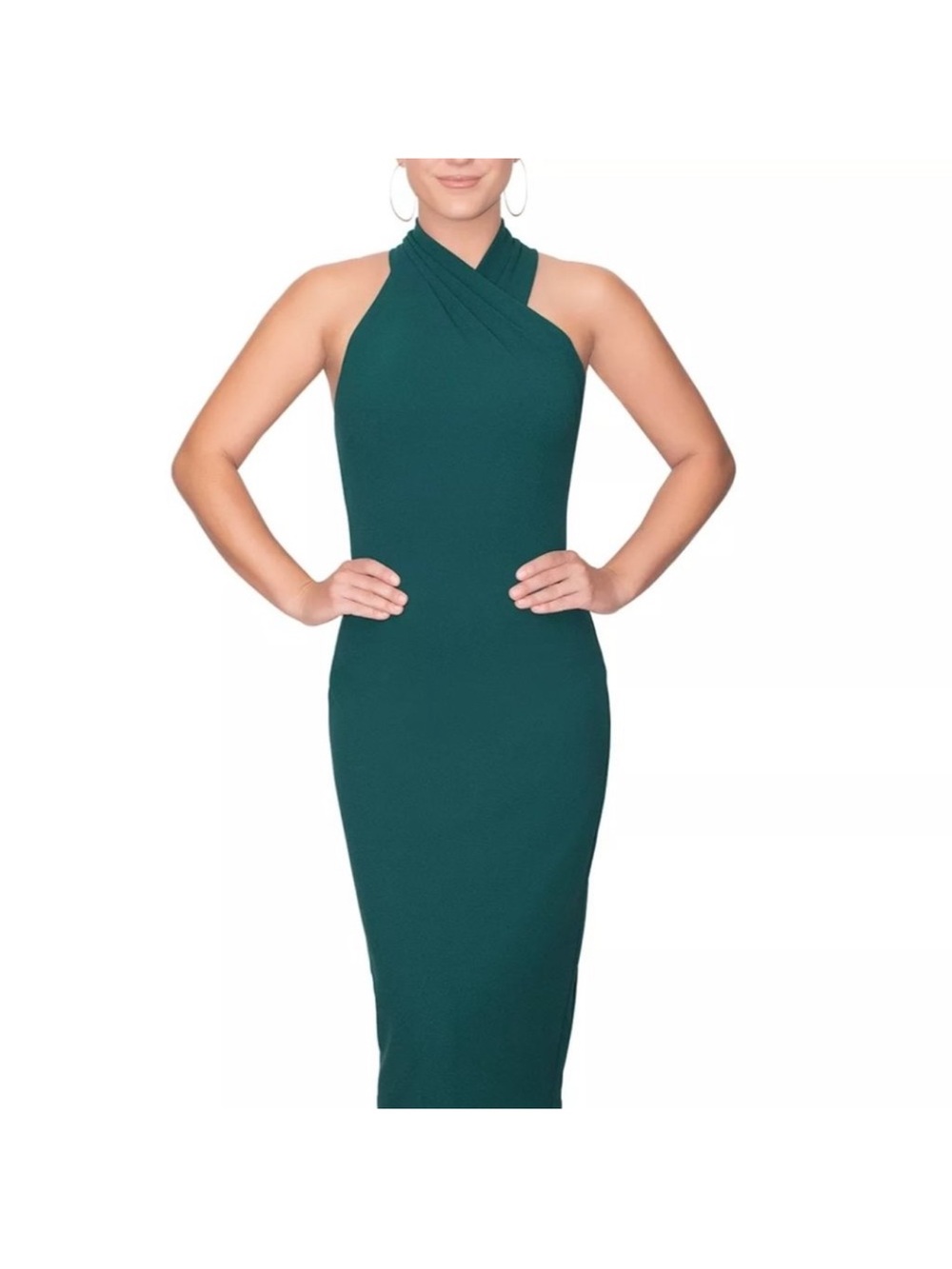 RACHEL Rachel Roy harland Halter Midi Dress size 0